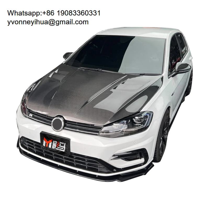 

Car Accessories Front Bonnet Engine Cover For Volkswagen Golf 7 7.5 Mk7 Gti Carbon Fiber Engine Hoods