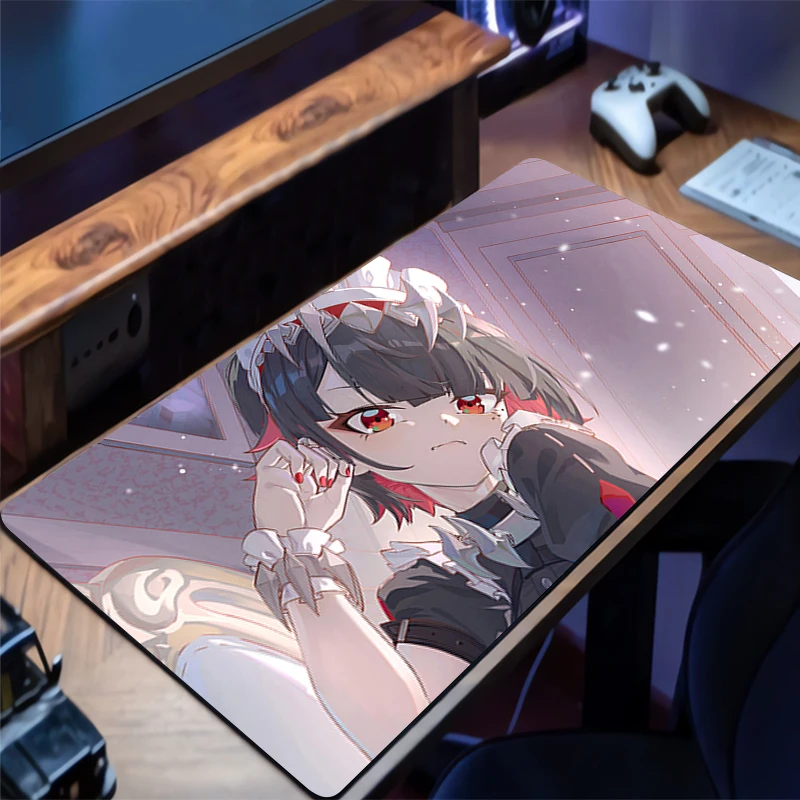 لوحة الماوس Z-zenless Zone Zero Ellen Joe لطيف أنيمي ماوس Kawaii الجدول الحصير مكتب الملحقات حصيرة مكتبية المطاط لوحة المفاتيح #5
