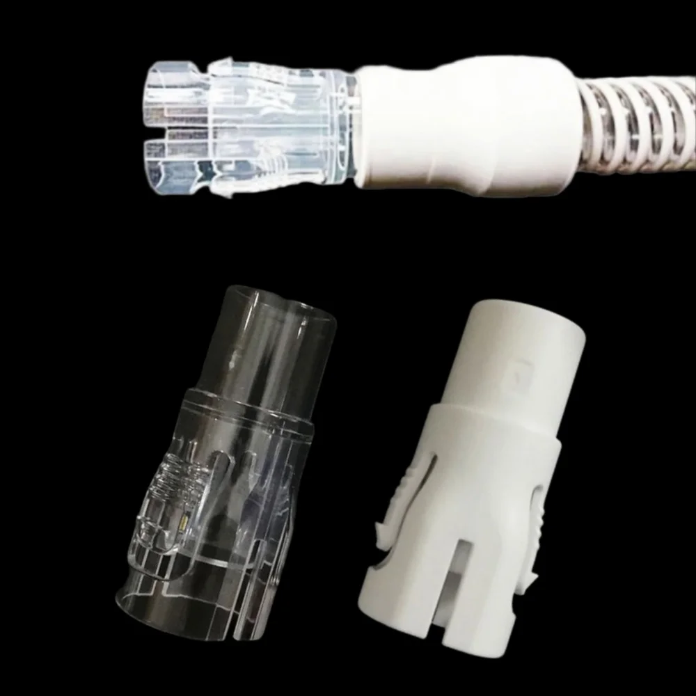 

1Pc White/Transparent Hose Connector For ResMed AirMini For CPAP Tube CPAP Hose Port to Air Nasal Masks Accessories