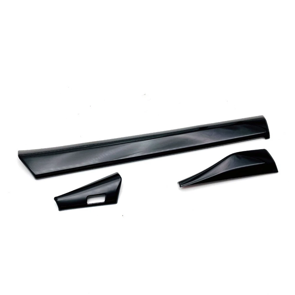 3 pçs carro preto brilhante center console painel painel decorativo capa guarnição para honda hrv HR-V vezel 2021 2022 rhd