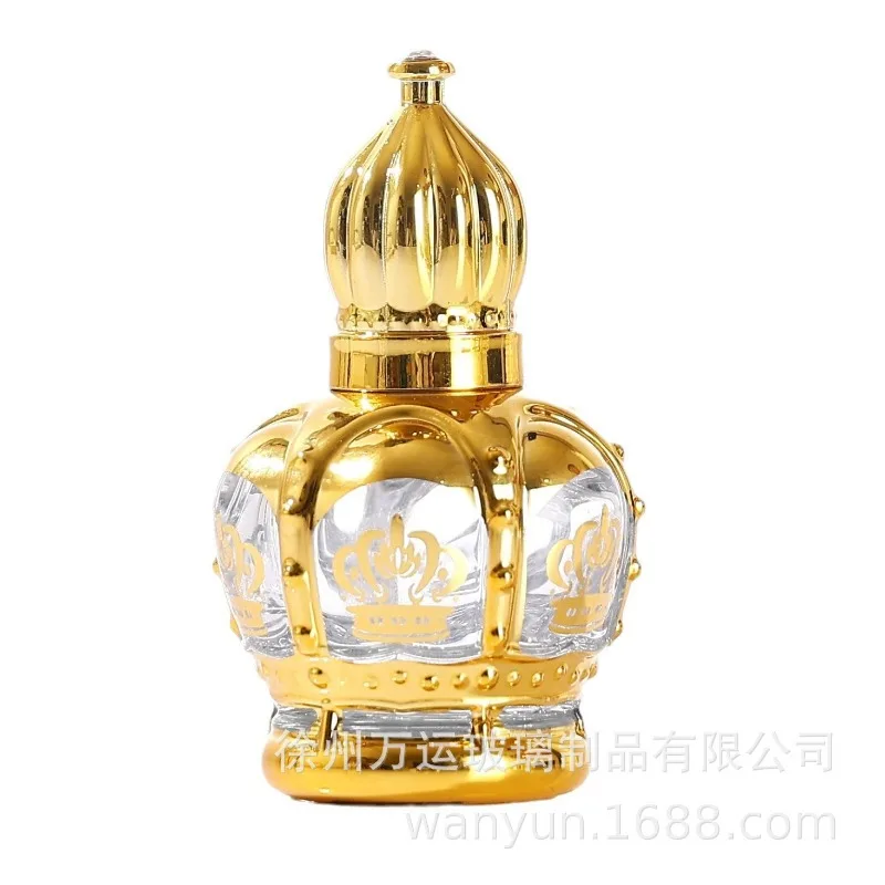 

Luxury Golden Essential Oil Roller Bottles Refillable Perfume Bottle Empty Glass Roll-On Sample Test Cosmetics Container