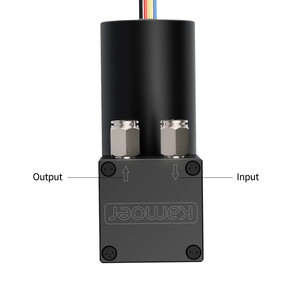 Imagem -06 - Bomba de Vácuo Diafragma 12v 24v Pressão Positiva 0.35mpa Bomba de Sucção Controle Pwm 12l por Min Kamoer-kzp12