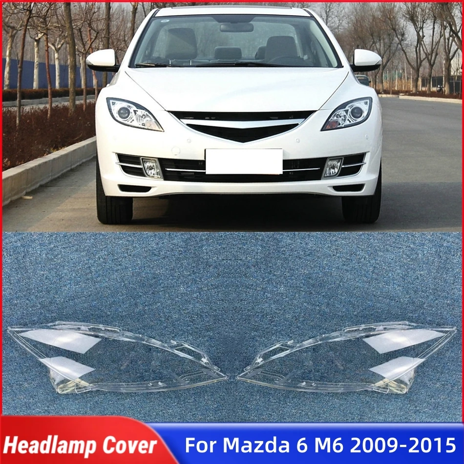

Для Mazda 6 M6 2009 2010 2011 2012 2013 2014 2015 автомобильные детали и аксессуары, крышка передней фары, стеклянный корпус лампы