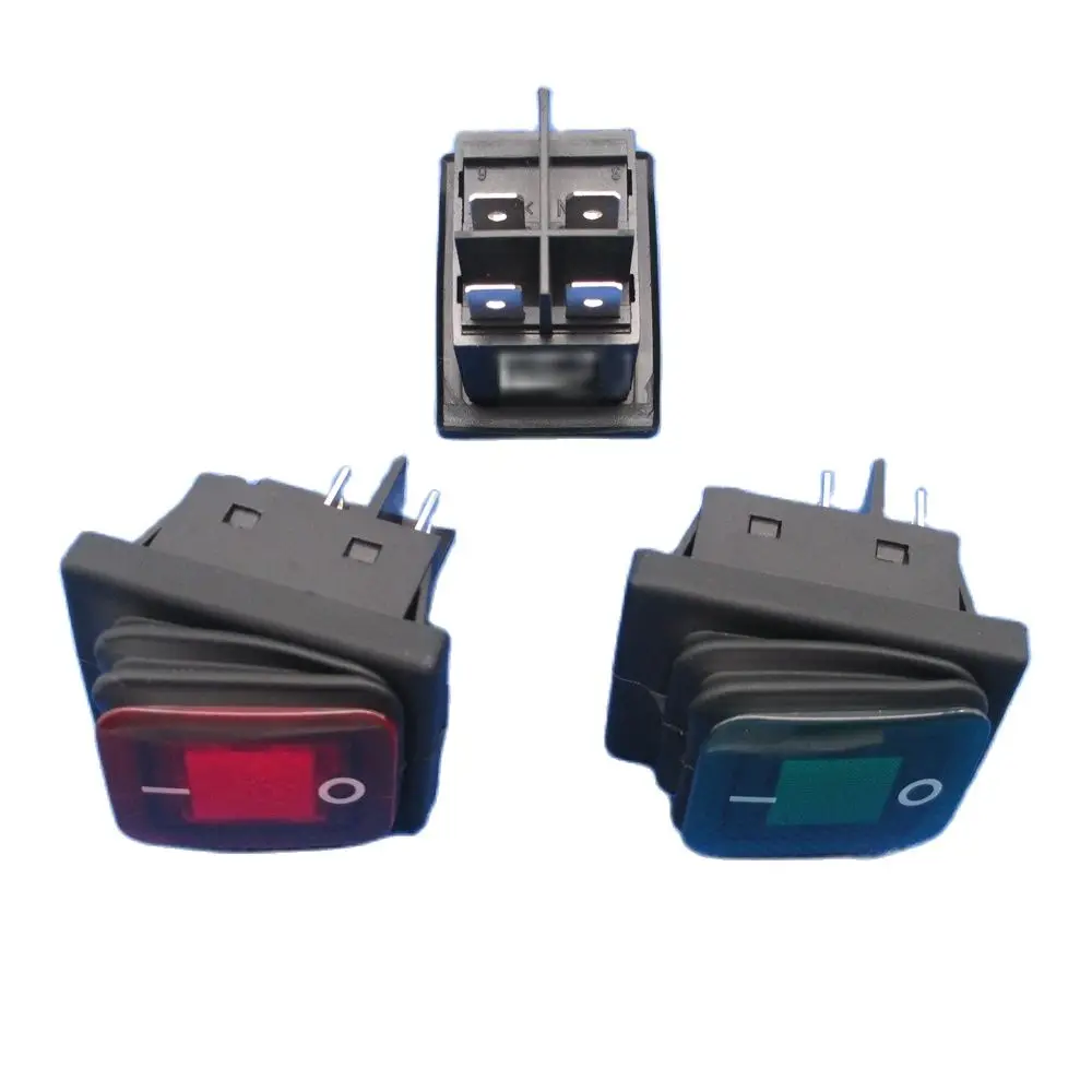 

Водонепроницаемый тумблер-переключатель для лодки, 30x22 мм, 4 контакта, 220 В, 110 В, 1 шт.