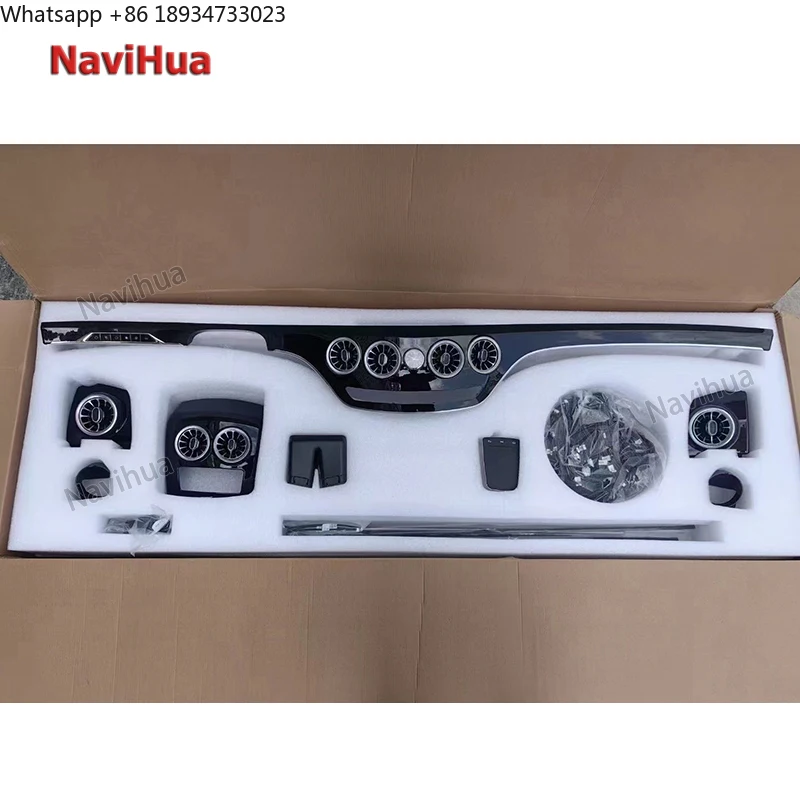 

Navihua Car Interior Light AC Air Vent Cover LED Ambient Light for Mercedes Benz S Series W221 Upgraded to W222