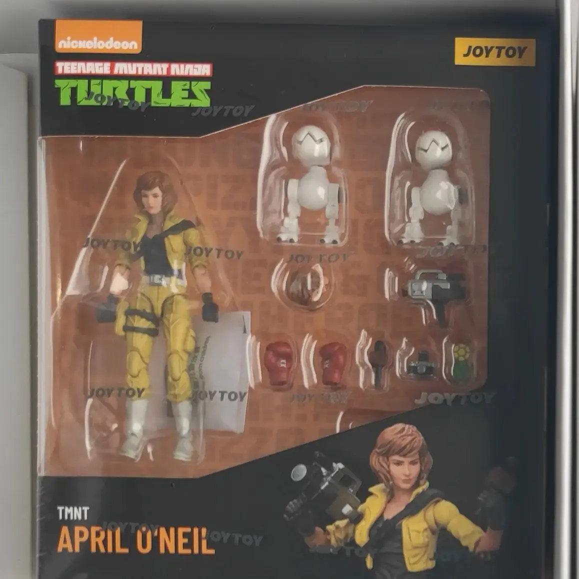 

【In Stock 】JOYTOY TMNT-April O'Neil Splinter 2PCS 1/18 Action Figure Collection Model Ornaments