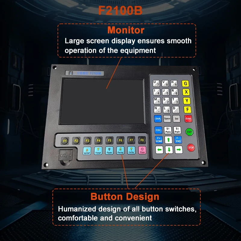 Plasma Controller+THC+Lifter Kit F2100B+F1621+JYKB-100-DC24V-T3 For Plasma Cutting Machine Cutter