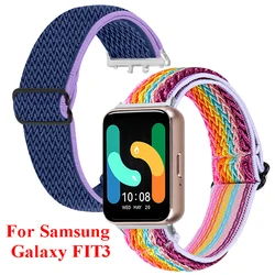 Elastic Band For Samsung Galaxy Fit 3 SM-R390 Strap Adjustable Nylon Stretchy Breathable Wristband Sport Braided Bracelet Correa