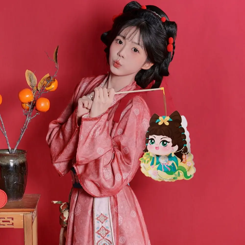 

Green White Snake Chinese Blessings Lantern Traditional Craft Luminous Festival Snake Lantern Good Luck Portable