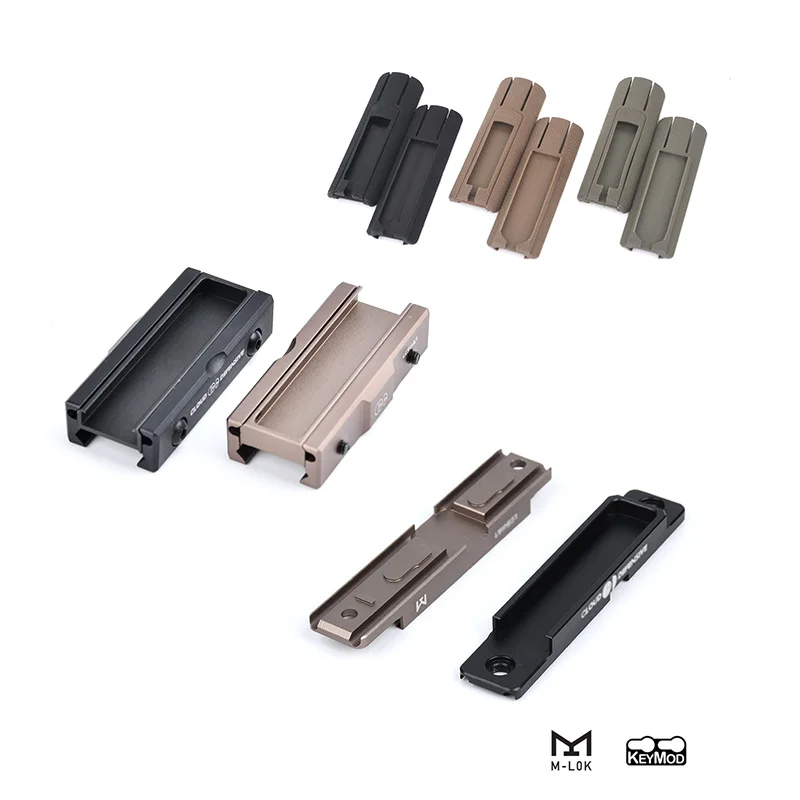 Lanterna tática lcs sistema interruptor de pressão almofada slot de cauda de rato logotipo da nuvem surefire m300 m600 DBAL-A2 m-lok keymod picatinny