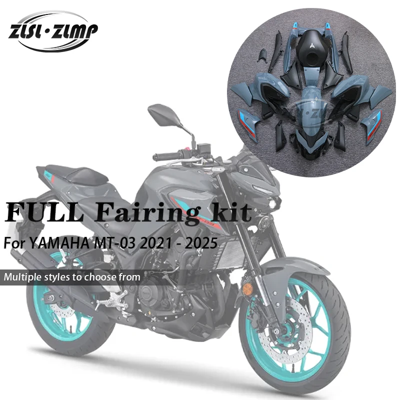 Kit de carenado completo de motocicleta para Yamaha MT-03 MT03 MT 03 mt03 2021 - 2025 kit de carenado de carrocería kit de carenado de plástico ABS