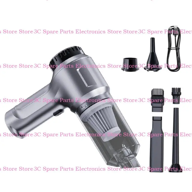 

12pc 11000pa Car Vacuum Cleaner Высокая сила всасывания для мусора для волос.