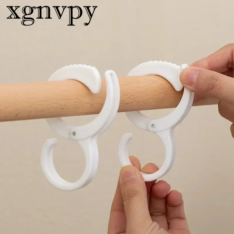 xgnvpy S-Type Cassette Hook Closet Organizer Home Hole Free Kitchen Bathroom Table Top Hanging Accessory