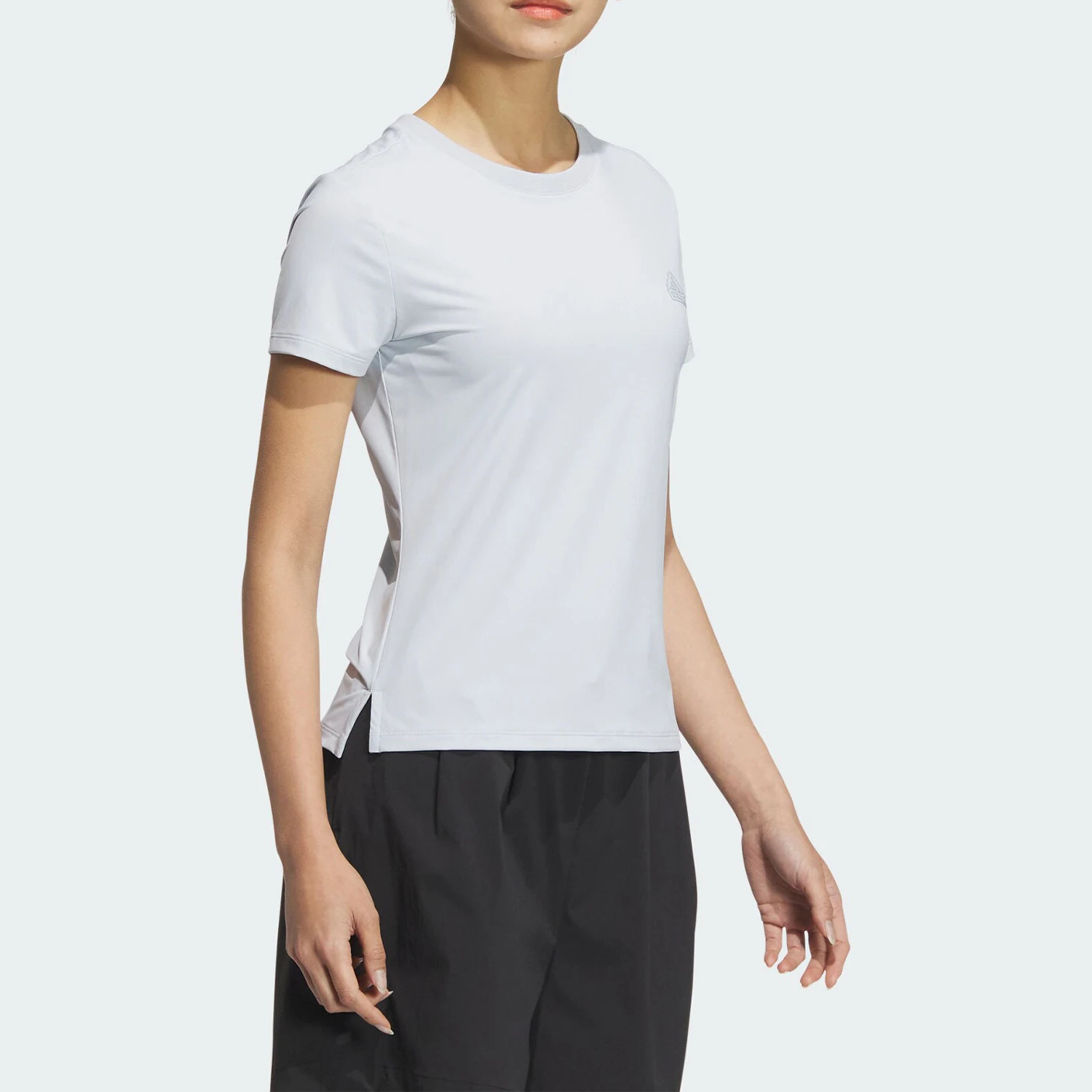 

Adidas Official Genuine CF TEE Women's Slim Fit Simple Short-Sleeve Round Neck T-Shirt JD5260