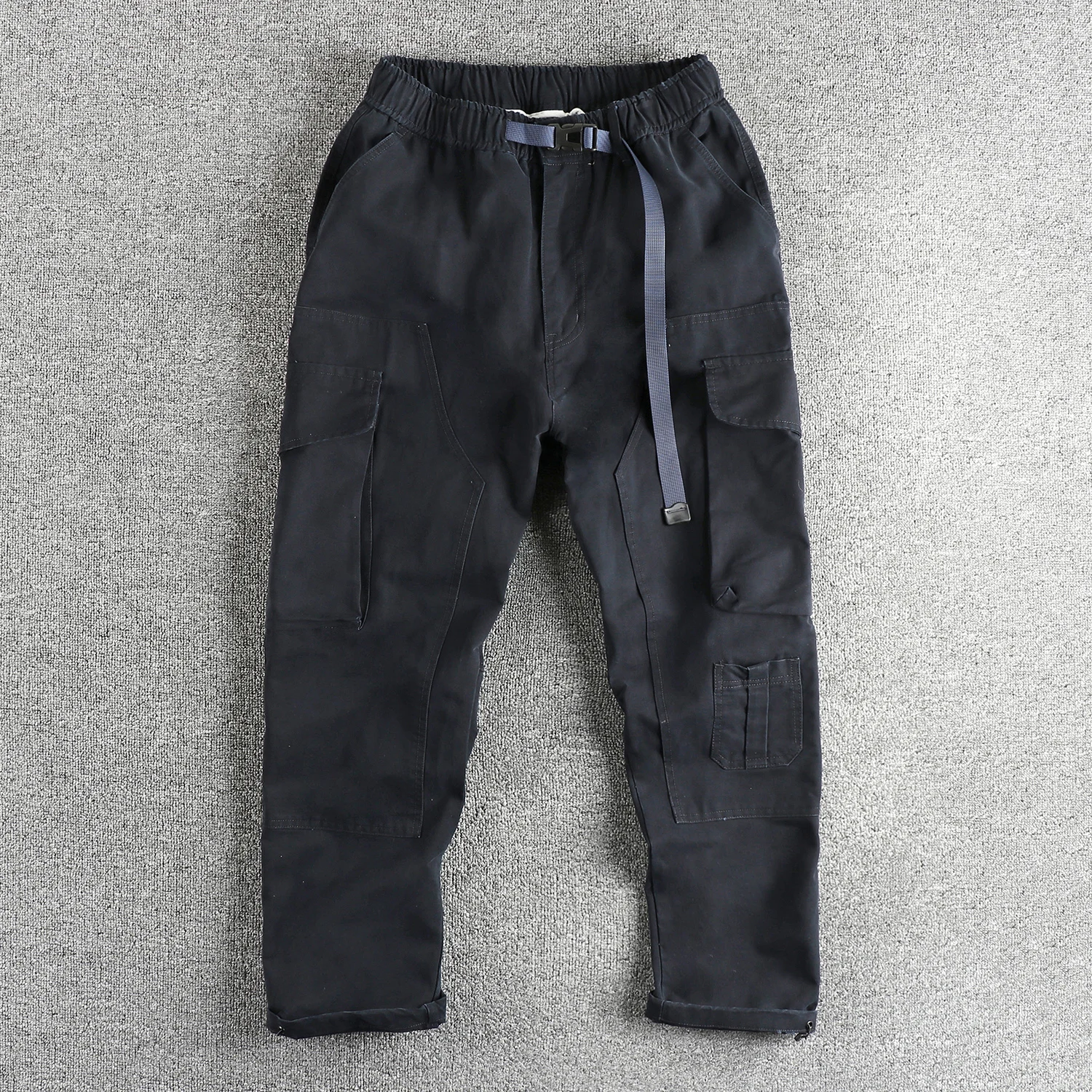 Autumn And Winter New May Khaki Retro Trend Cargo Casual Pants Men Do Old Washed Woven Fashion Pants