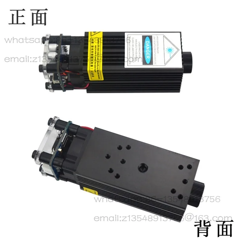 High Power Laser Head 12V Small Engraving and Cutting Laser Head Accessories Blue Laser 445nm