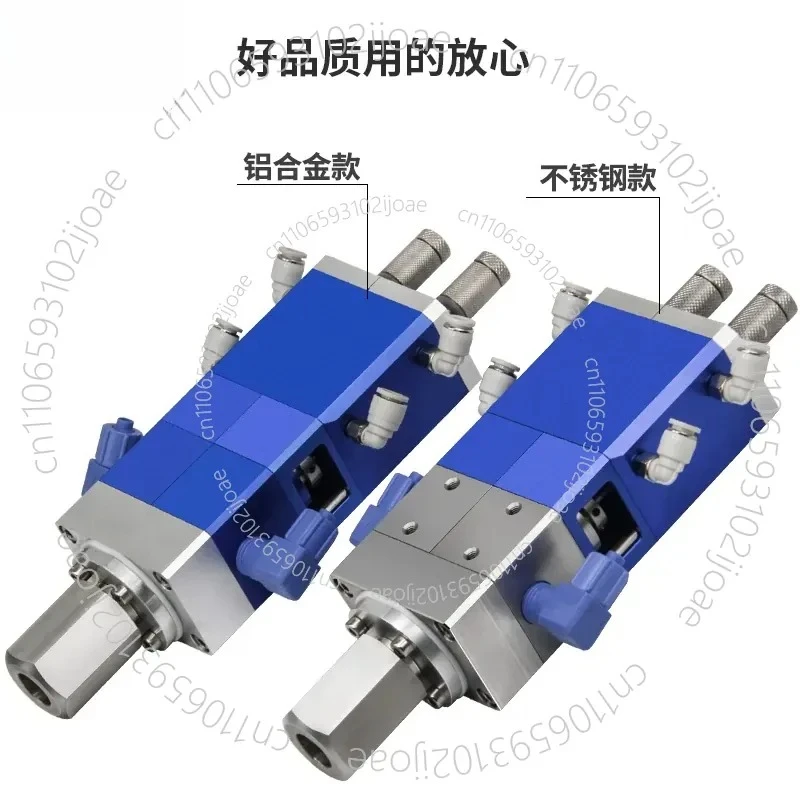 BF-33G Back Suction Double Liquid Large Flow Dispensing Valve AB Glue Precision Pneumatic Dispensing VU Ink Gluing