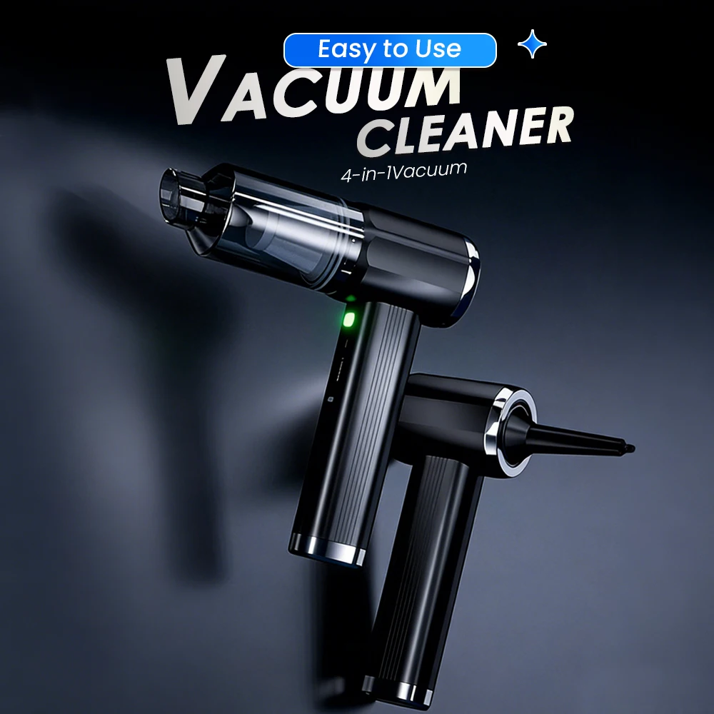 

100000PM Air Blower Turbo Fan Electric Handheld Mini Air Duster Vacuum Cleaner High Power Wireless Blower Car Air Gun Cleaning