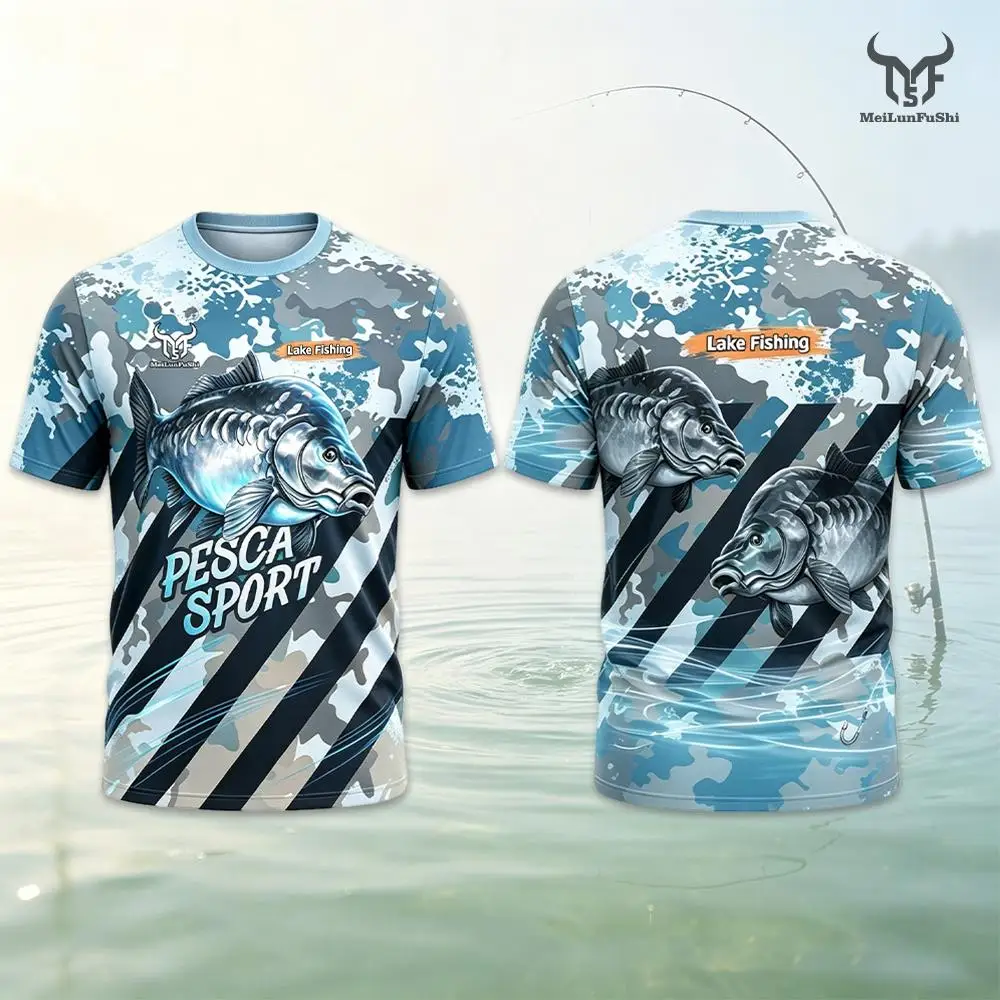 camisetas-masculinas-de-verao-para-pesca-ao-ar-livre-camuflagem-estampa-de-carpa-manga-curta-gola-redonda-secagem-rapida-respiravel-esportiva-casual