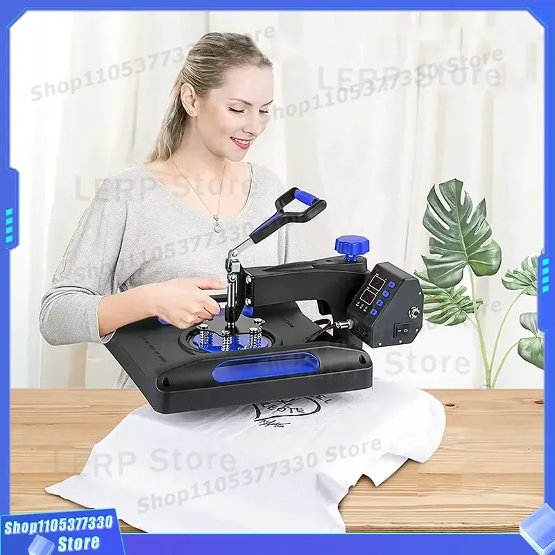 High Voltage Automatic Electric Heat Press Machine For T Shirt Thermal Transfer Printing DIY Clothing Entrepreneur Business