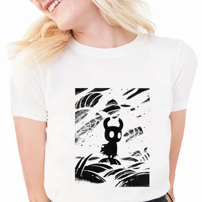 Hollow Knight T Shirt Women Female Hip Hop Female Clothes Tshirt Harajuku  Casual T-shirt