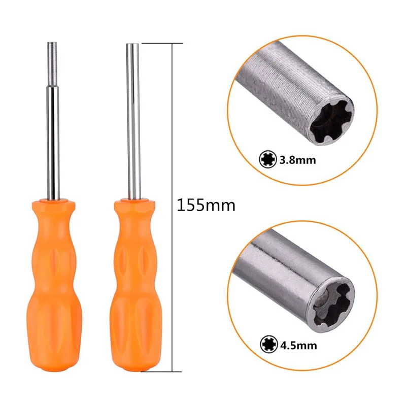 3.8mm + 4.5mm Screwdriver Tool Repair Gamebit For NES, SNES, N64, GameBoy, SEGA And GameBoy Color Cartridges Screwdriver