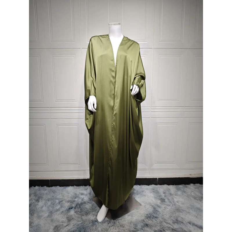 Open Batwing Abaya Dubai Luxury Muslim Clothing Women Arabic Dress Woman Moroccan Kaftan Woman Modest Dress Caftan Femme