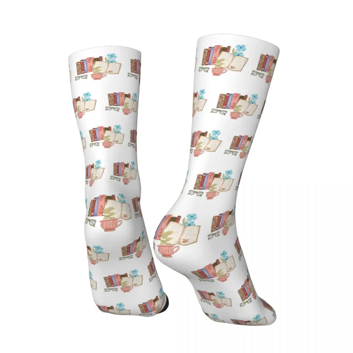 It\'s Always Time To Read Unisex Winter Socks Hiking Happy Socks Street Style Crazy Sock