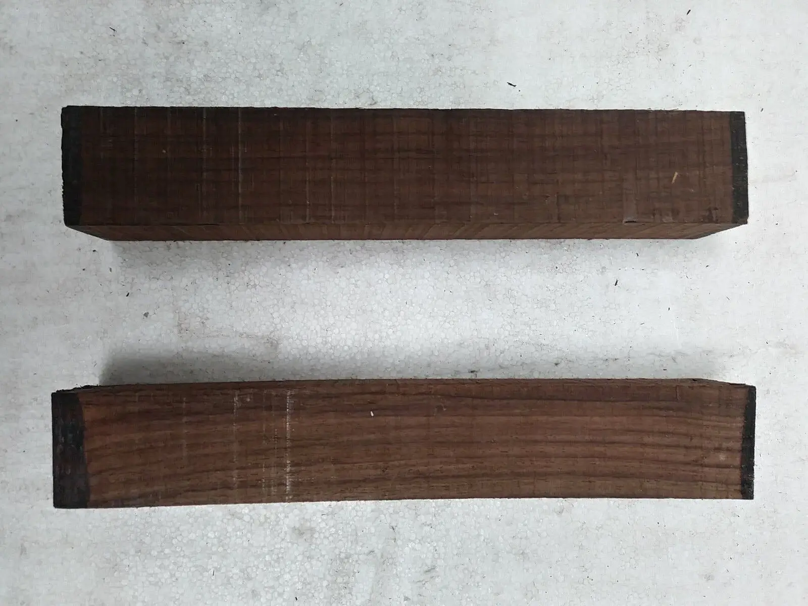 2 Pack Set, 2” x 12” Rosewood Pool Cue Blanks, Turning Wood, Gun Knife Scales