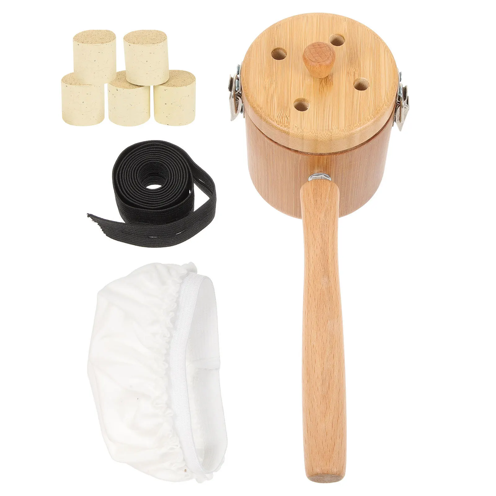 

1 Set Premium Wooden Moxibustion Box Handheld Moxa Burner Holder With Handle Stainless Steel Mesh Moxibustion Tool For Body