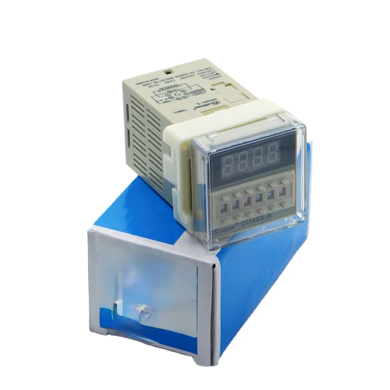 cycle power on digital display time relay 220v 24V 380V multi-voltage delay power off delay DH48S-1Z DH48S-2Z double cyc