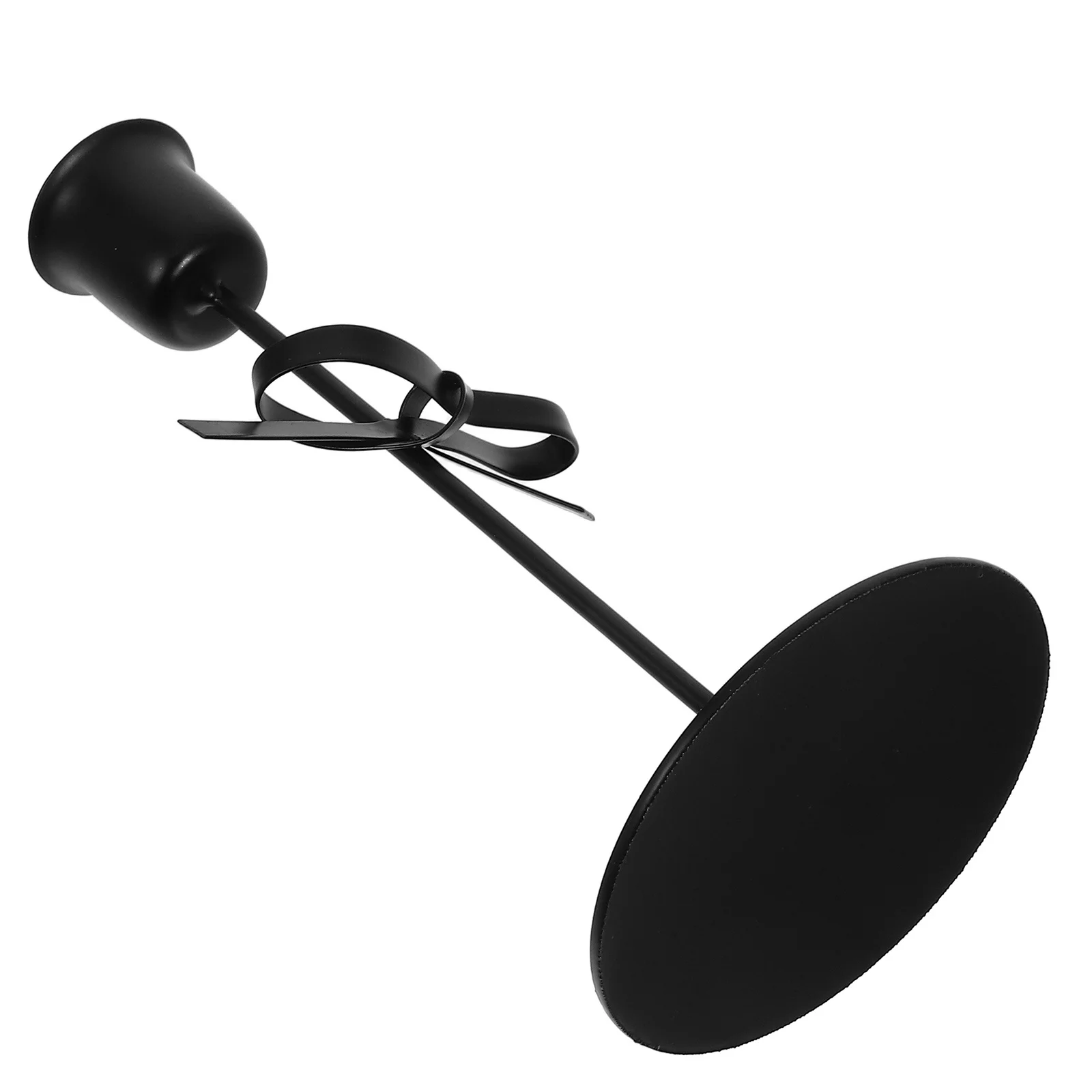 

Romantic Holder Iron Bow Taper Stand for Dining Table Centerpiece Decor Vintage Rustic Holders for Weddings Events