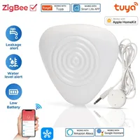 Tuya Smart Zigbee Water Sensor Water Leak Detector Smart Life Remote Monitoring Work with HomeKit Alexa Google Home SmartThings