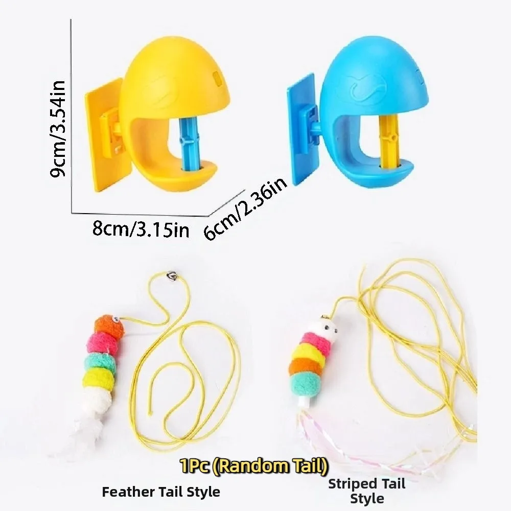 Creative Electric Door Hanging Automatic Lifting Elastic Rope Elastic Rope Pet Rechargeable Funny Interactive Cat Yoyo Ball