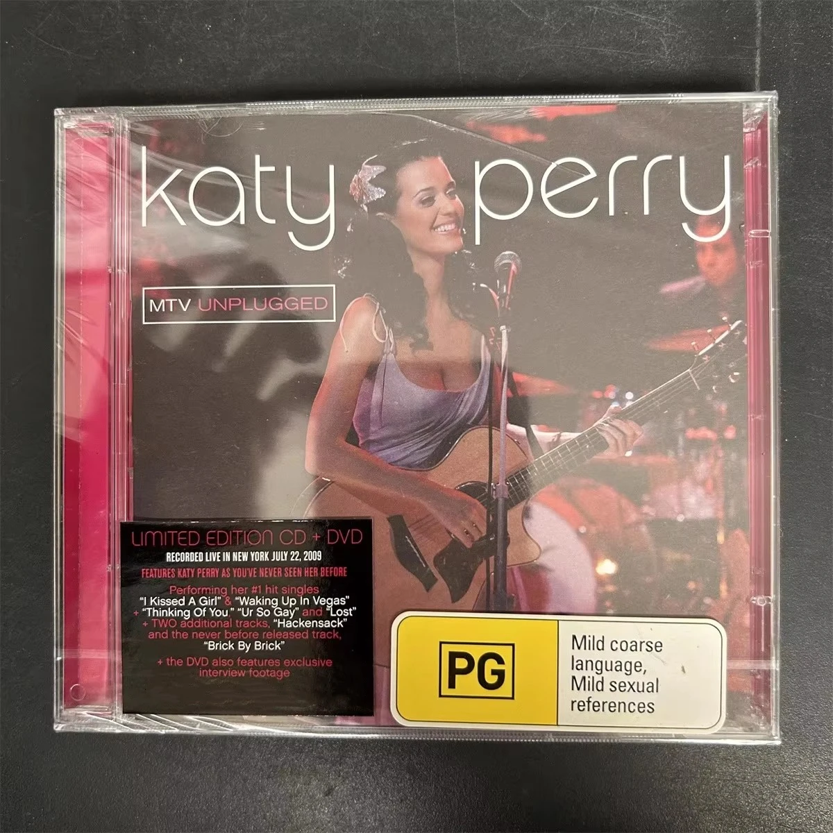 Pop Katy Perry Muziek CD MTV Unplugged Album Ik Kissed A Girl Muziekrecord + DVD Cosplay Walkman Auto Soundtracks Box Feestmuziek