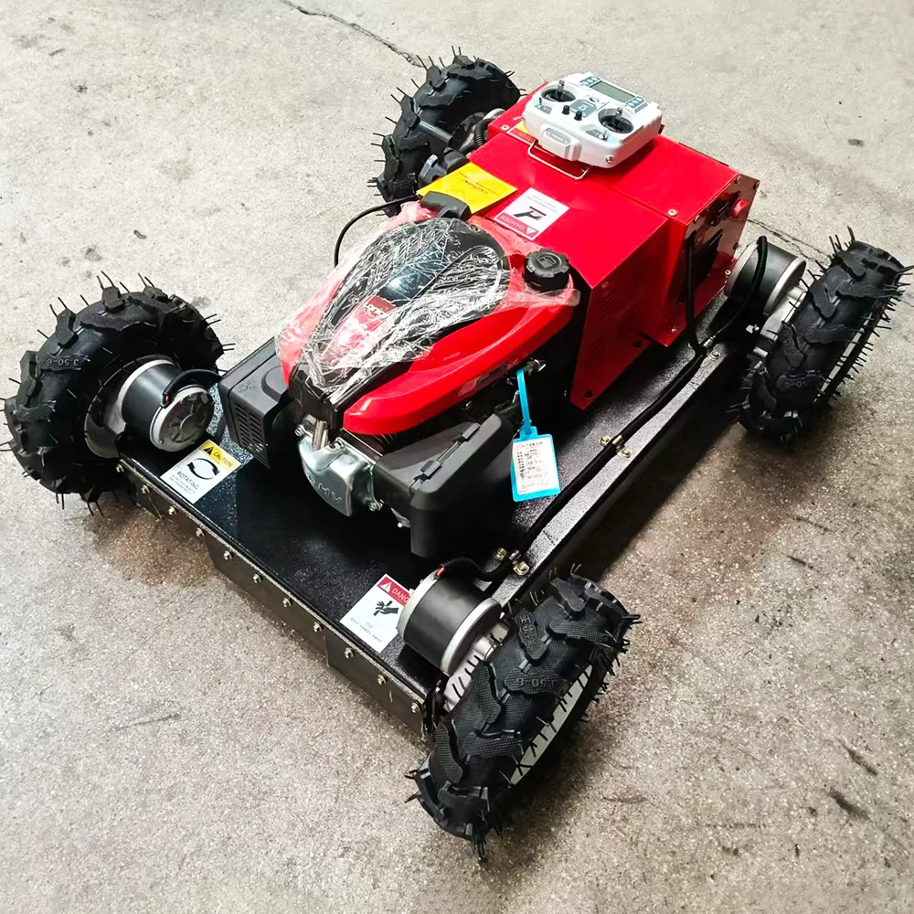 Lightweight 500mm Cutting Width Remote Control Grass Cutter with Customized Options, CE EPA Crawler Lawn Mower Factory Price