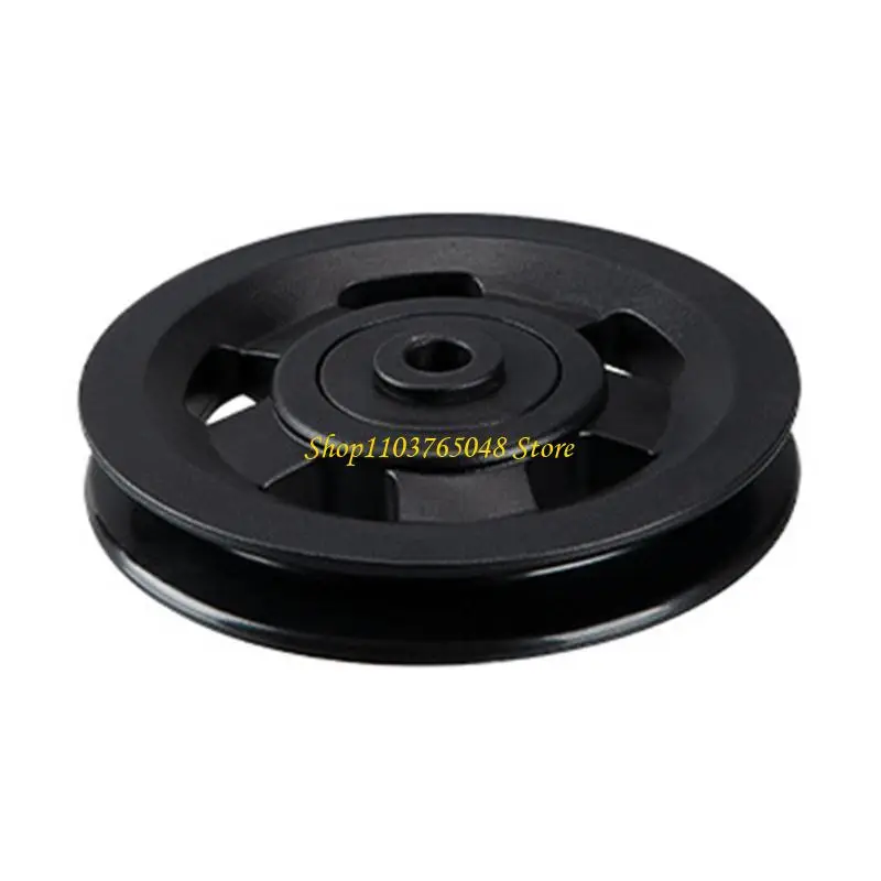 R53E Gym Pulley Wheel, Round Bearing Pulley Wheel Replacement Gym Fitness Pulley Equipment Cable Machine Wearproof Spare Part