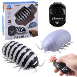 Origina Cute Action Figure Simulated Insect Pillbug Model Remote Control Car Kawaii Anime Models Toys Gift