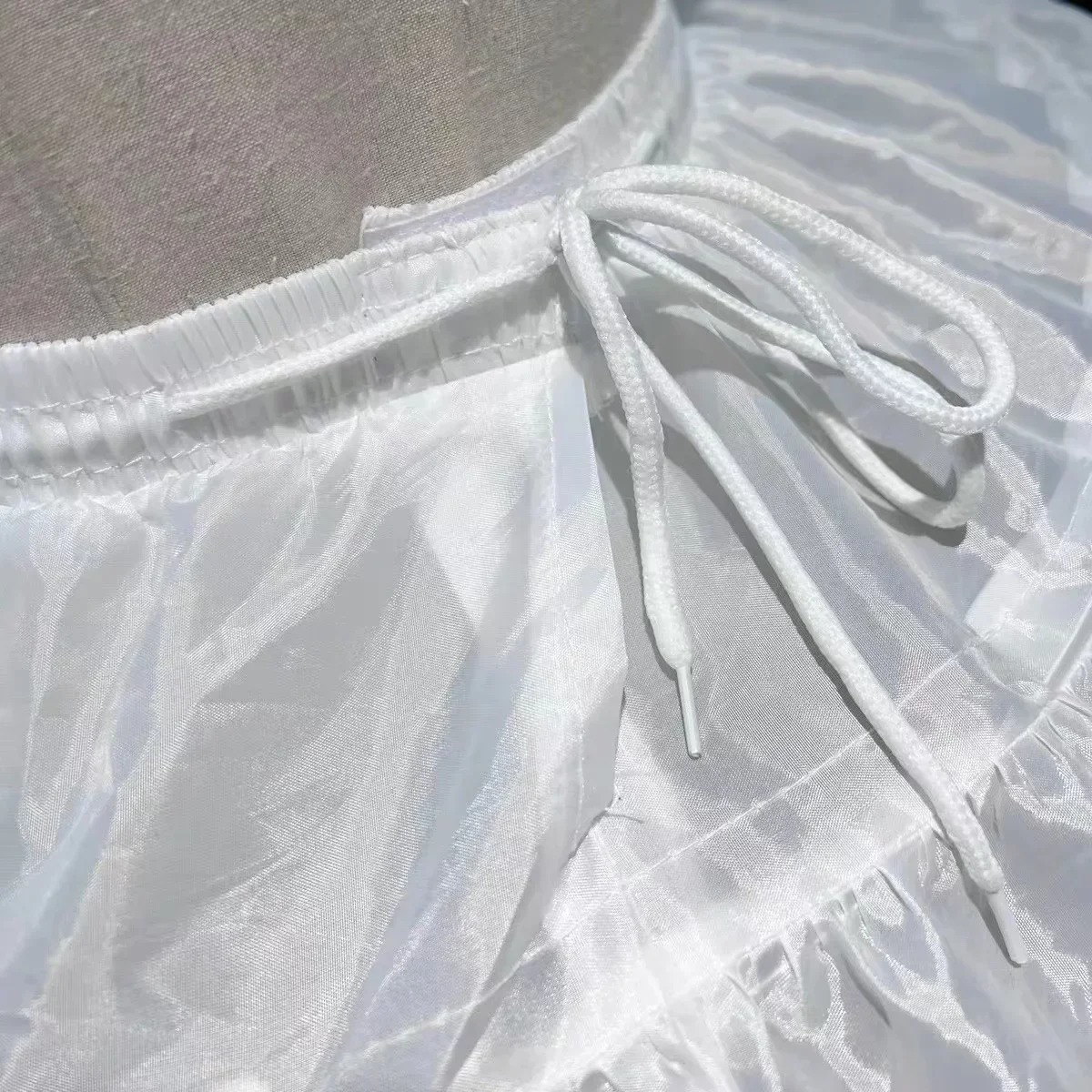 New Puffy 3 Hoops Girls Ballet Lolita Slip Elastic Waist Underskirt Kids Ball Gown Crinoline Skirt Petticoats