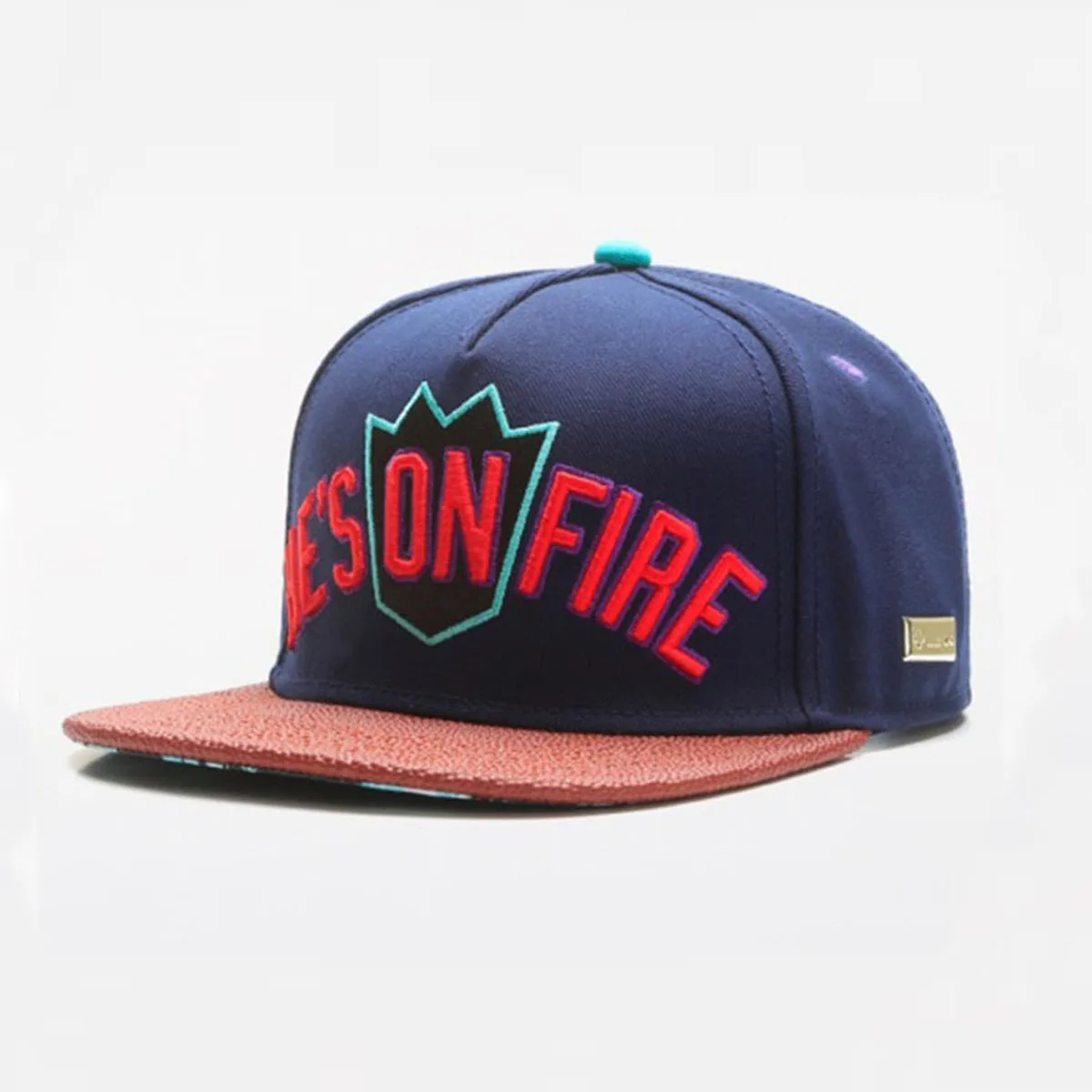 New Hot Fashion Brand ON FIRE CAP HE'S ON FIRE Hip Hop Snapback Hat for Men Women Adult Outdoor Casual Sun Baseball Cap Bone