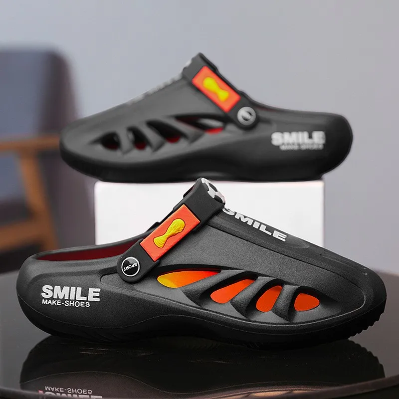 2024 EVA Soft Men Sandals Fashion Slippers For Men Leisure Outdoor  Shoes Cave Beach Sides Dropshipping Wholesale