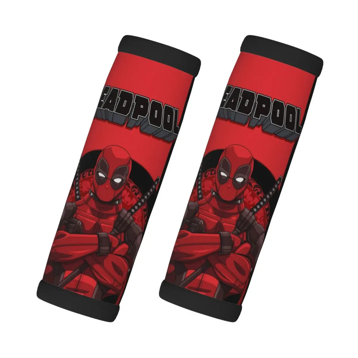 

Custom Deadpool Manga Luggage Handle Wrap Suitcase Identifier 2 PCS For Door Handle