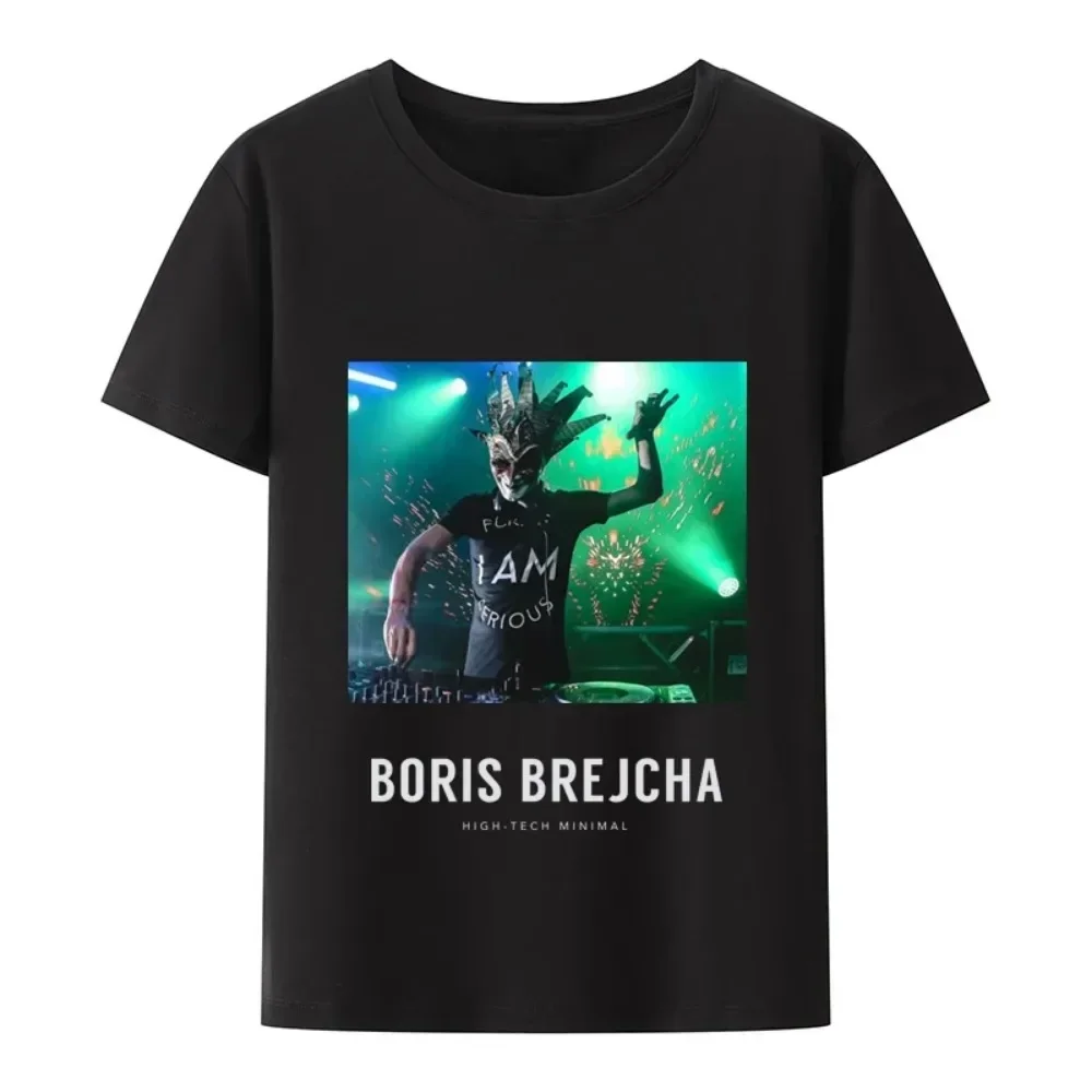 NG Casual  Cool Short Men Women Tee Shirt Male Hip-hop Summer Fashion T  Hipster  Sleeve Top Boris Brejcha Dj Mask Tshirt