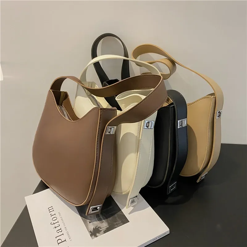 New Fashion Design Crossbody Bags for Women Summer Travel Shoulder Bags Large Capacity Handbags and Purse Armpit Hobo Bag