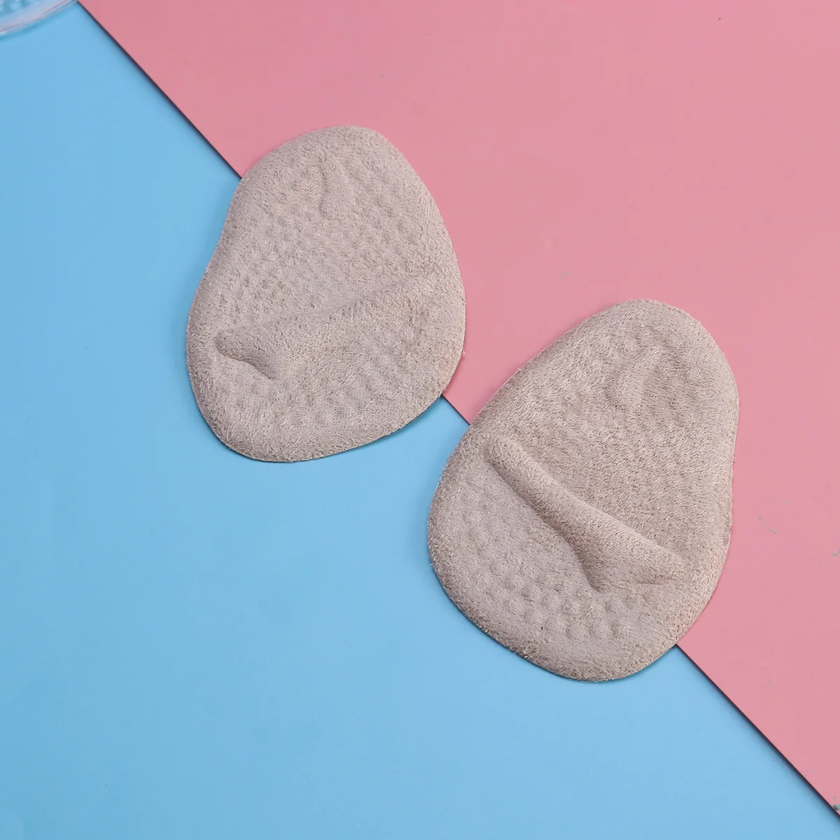 

High Heel Pads Beige Forefoot Gel Insoles Pain Relief Cushion for Metatarsalgia and Toe Straightening Forefoot Pads for Heels