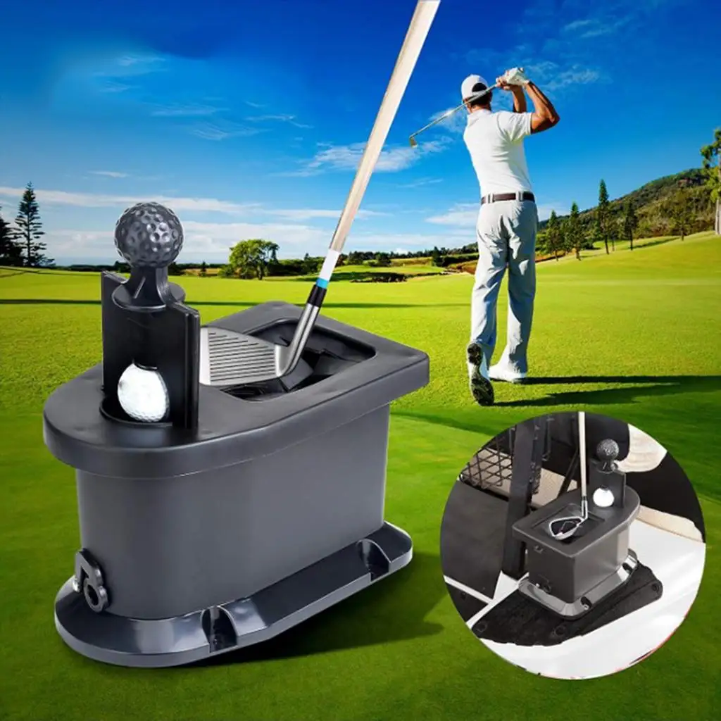 Ball Club Washer Cart Buggy Mount Golfballs Groove Cleaner Machine Golf Cart Balls Shaft Groove Cleaner Machine Accessories