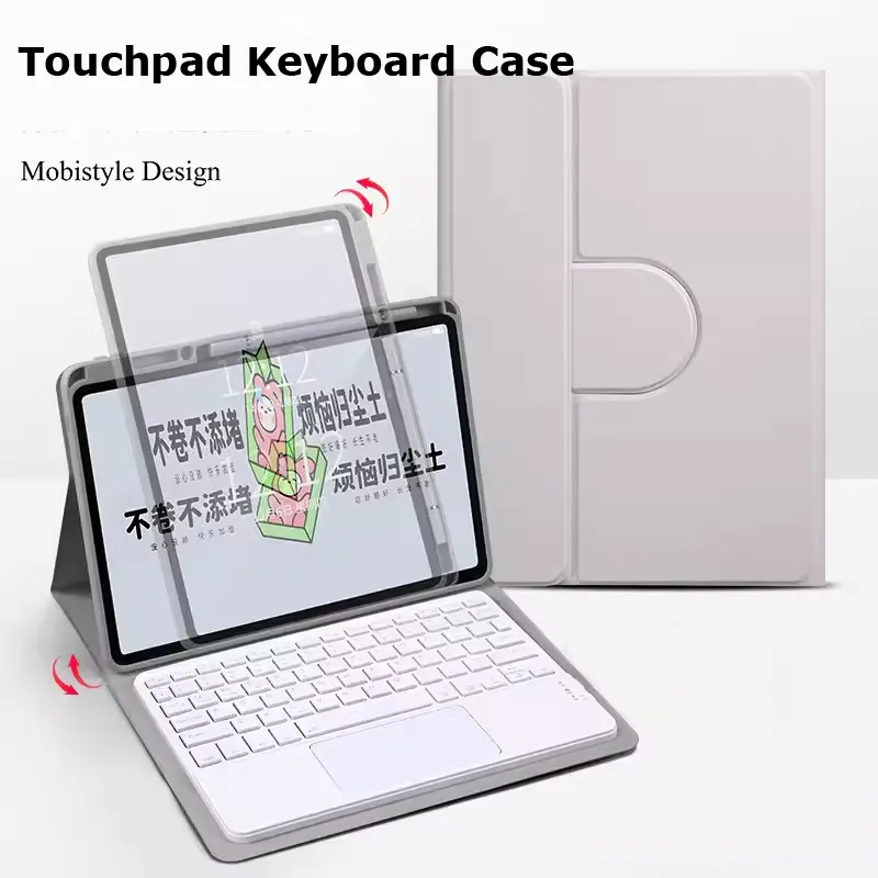 

Чехол с клавиатурой для Huawei Matepad 11,5 дюймов 2025 BTKR-W00 SE 11 11,5 S Air 11,5 Pro11 10,4, вращающийся на 360 градусов магнитный чехол