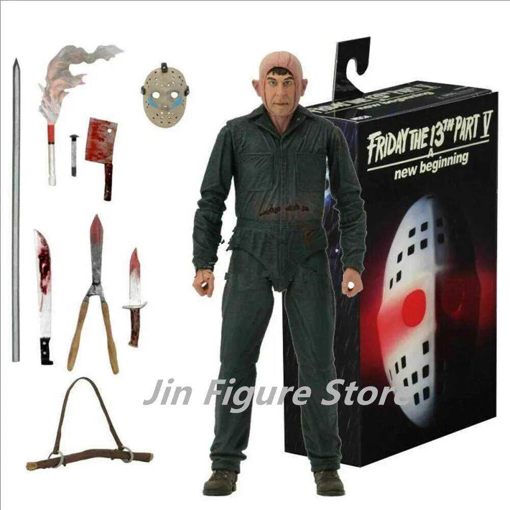 

Jason Figure NECA Jason Ultimate Part 5 Roy Burns Action Figure Action Figure Toy Horror Birthday Gift