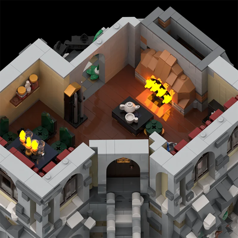 モジュール式都市建築 Moc ビルディングレンガ ヴァンパイアマナーモデル テクノロジーモジュラーブロック ギフト クリスマスおもちゃ DIY セット 組み立て