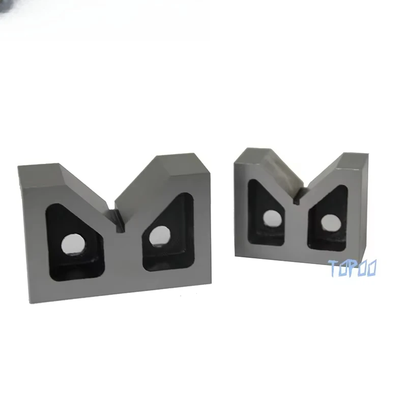 Hoge Kwaliteit een Paar 4 inch Lengte CAST B Blok Ijzer V Blok Gauge V-Blok voor Mechanische Verwerking Hulpgereedschappen